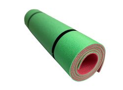 Килимок для йоги, фітнесу та спорту (каремат спортивний) Спорт 1800х600х8 мм Зелено-Червоний